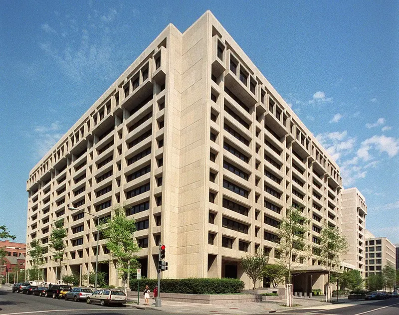 Prédio-sede do Fundo Monetário Internacional, em Washington